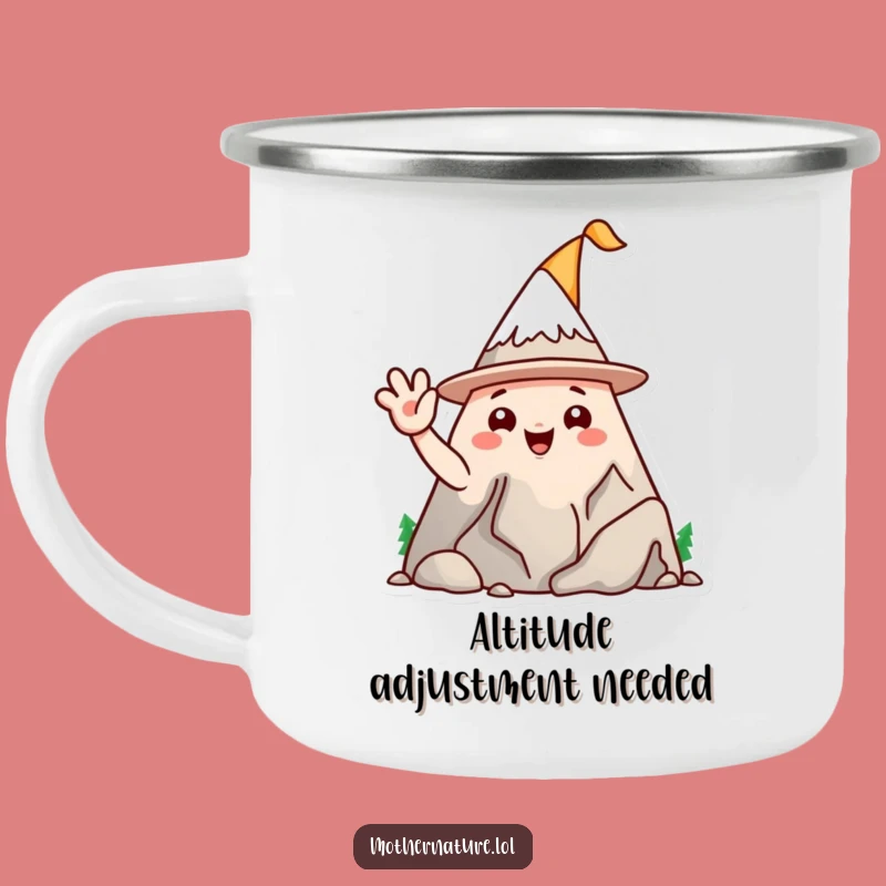 Funny Mountain Hat Camping Mug - Outdoor Character Cup