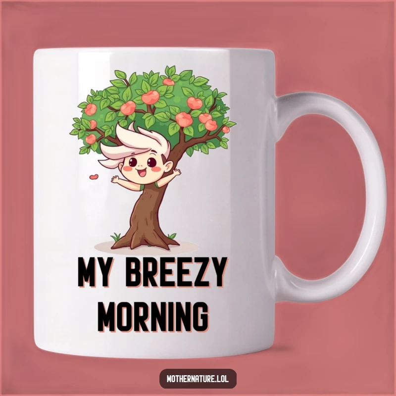 Funny Wind Tree Mischief Mug - Playful Nature Gift