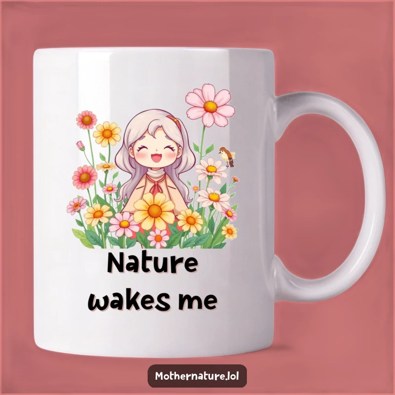 Joyful Mother Nature Mug: Embrace Nature's Beauty, Perfect Gift