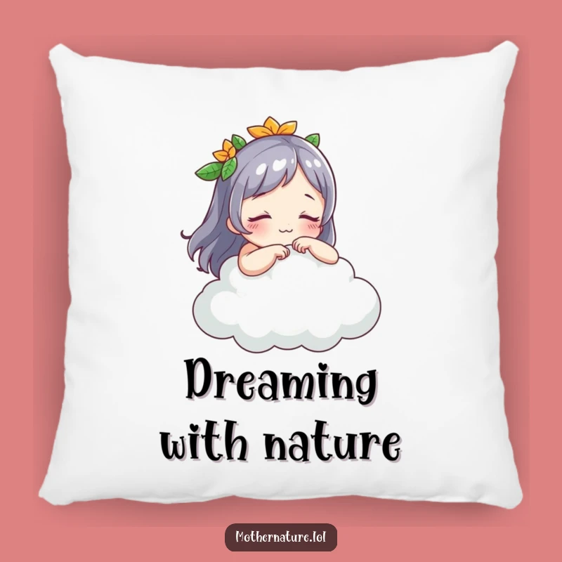 Soft Funny Mother Nature Tickling Cloud Pillow - Cozy Playful Home Decor Gift