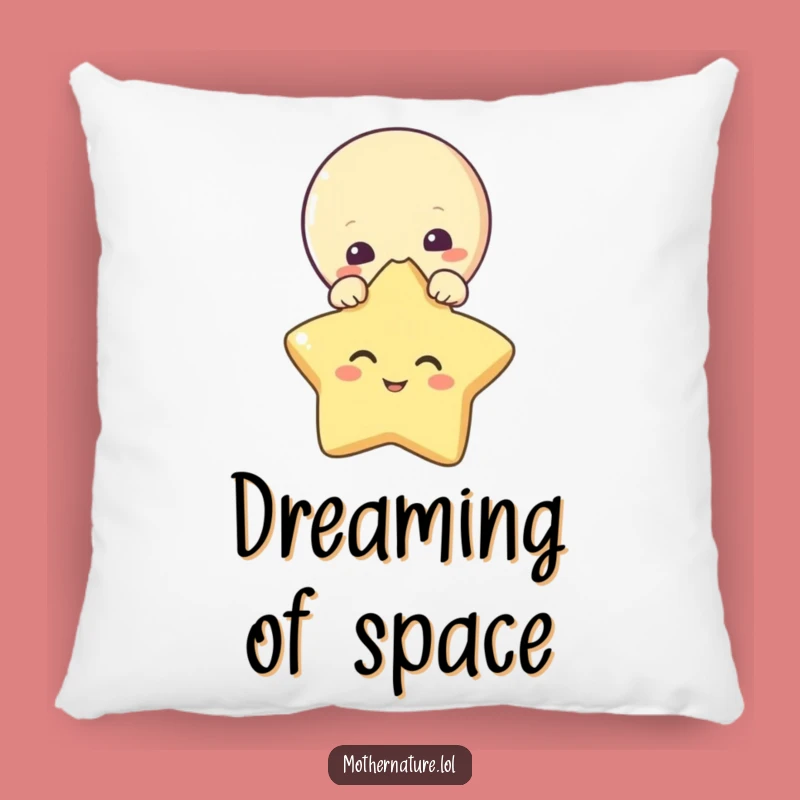 Funny Moon Pillow: Curious Celestial Buddy for Cozy Nighttime Snuggles