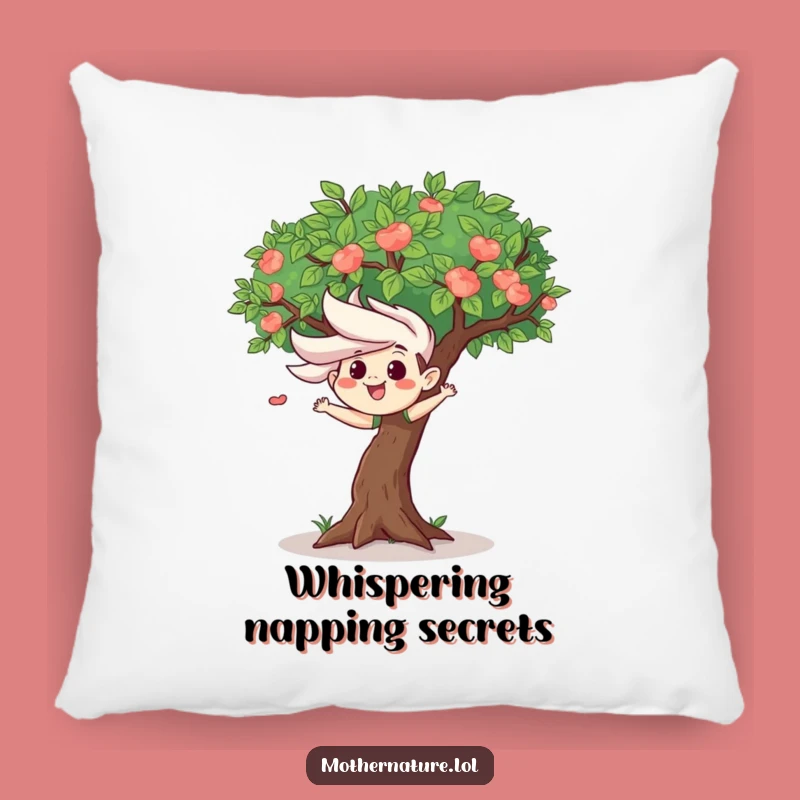 Funny Wind Tree Pillow - Cozy & Playful Accent Gift
