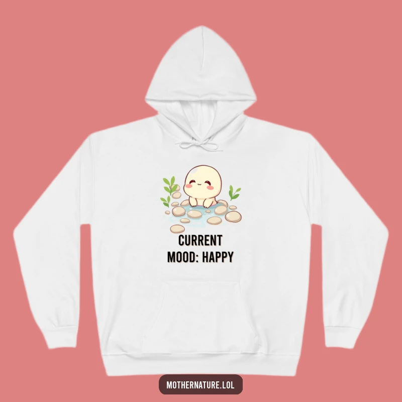 Funny Giggling Brook Hoodie: Cozy Flowing Character Gift