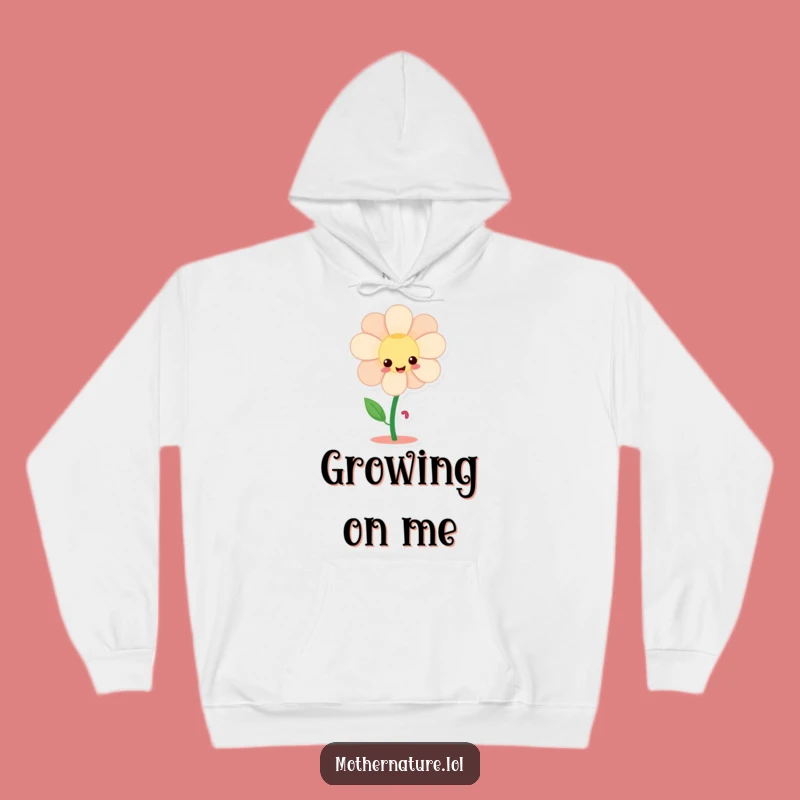 Cozy Funny Flower Dancing Legs Hoodie - Giggling Character Comfort