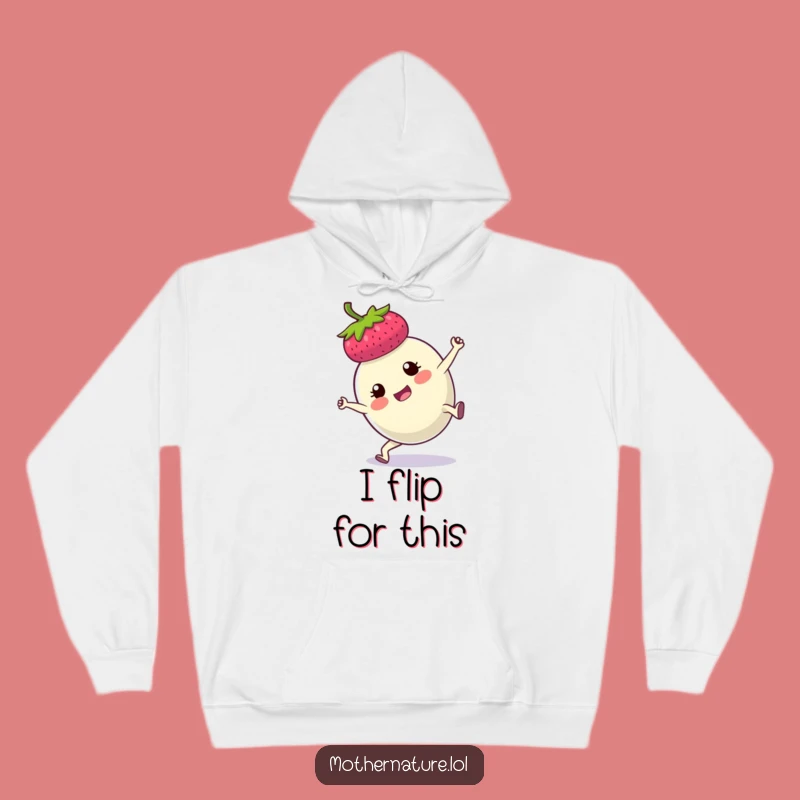 Funny Determined Berry Cartwheel Hoodie: Cozy Up with Hilarious Fruit Acrobatics