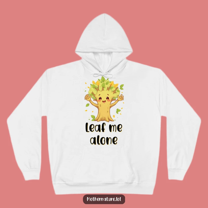 Cozy Funny Happy Tree Hoodie - Warm Waving Branches Nature Gift