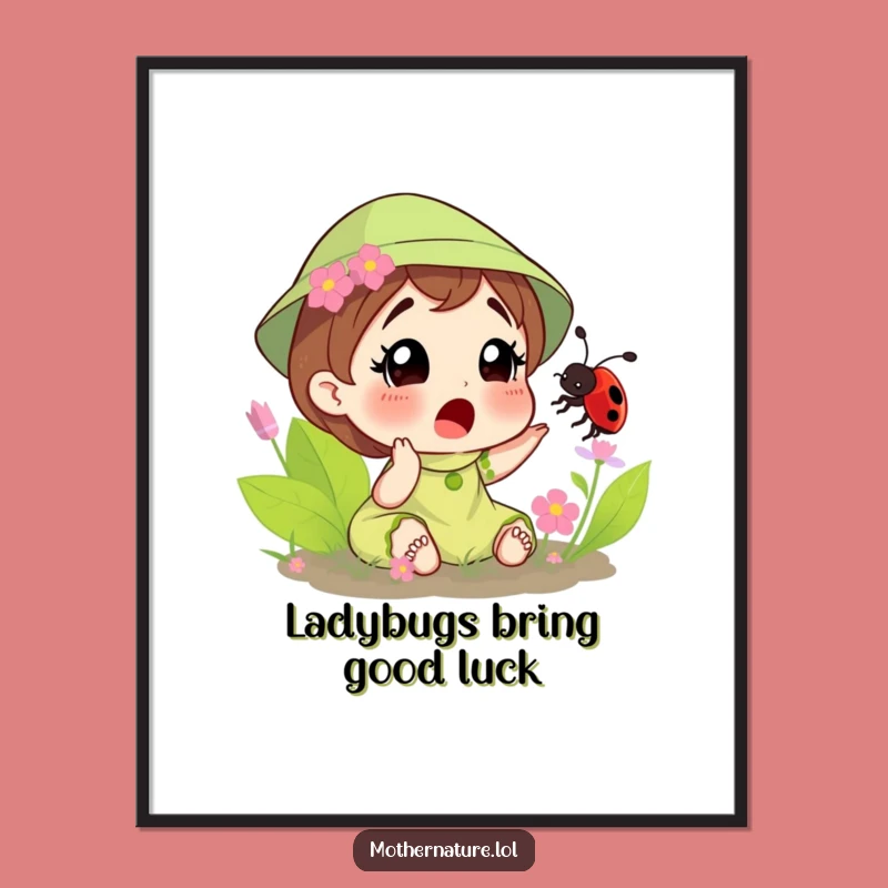 Free Printable Surprised Mother Nature Art - Whimsical Downloadable Nature Decor!