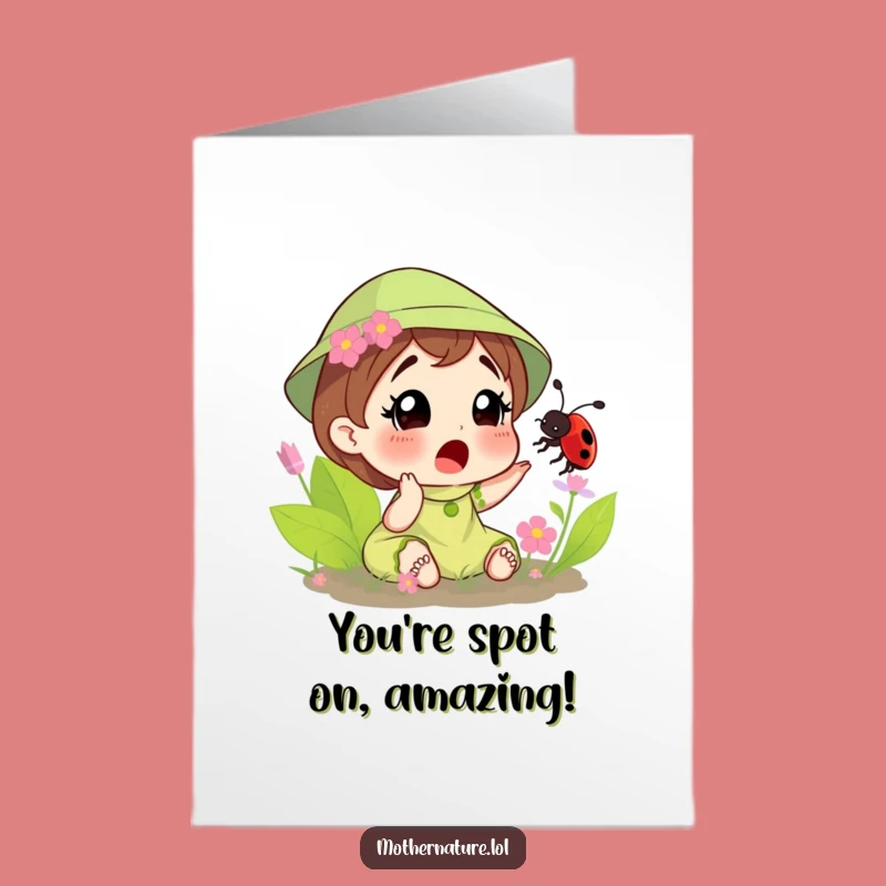 Free Printable Surprised Mother Nature Congrats Card - Joyful Downloadable Celebration!