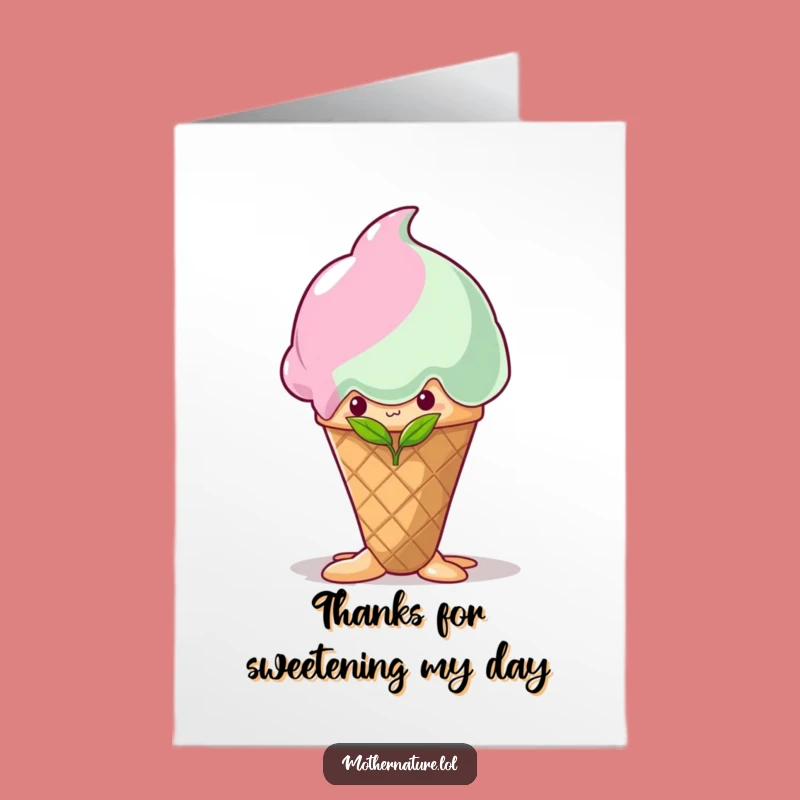 Funny Free Printable Thank You Card: Sweet Thanks Downloadable Gift