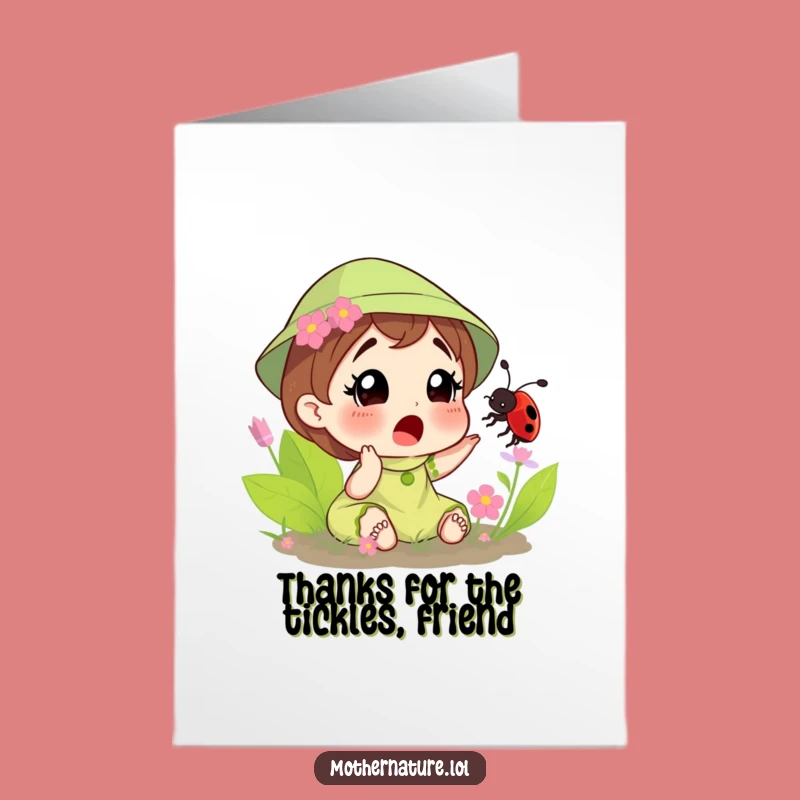 Free Printable Surprised Mother Nature Thank You Card - Amusing Downloadable Gratitude!