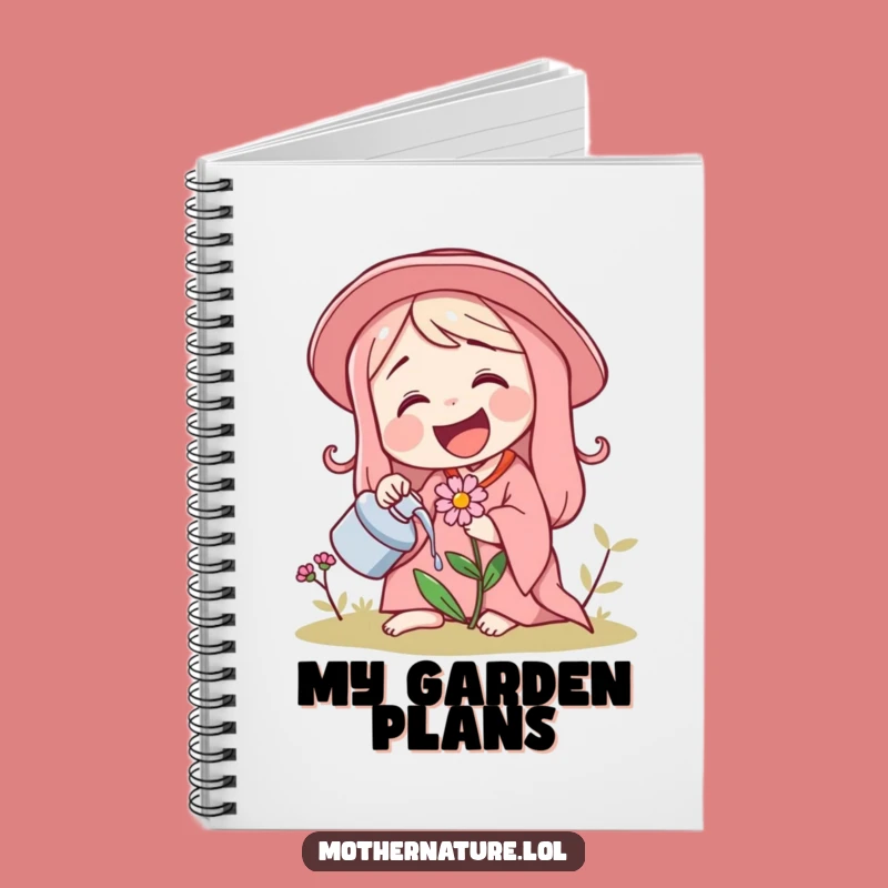 Funny Mother Nature Laughing Notebook, Journal for Joyful Thoughts & Ideas