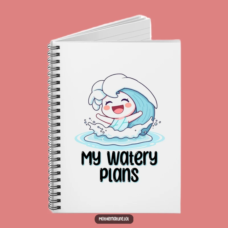 Funny Laughing Wave Notebook: Playful Pages for a Hilarious Beach Gift