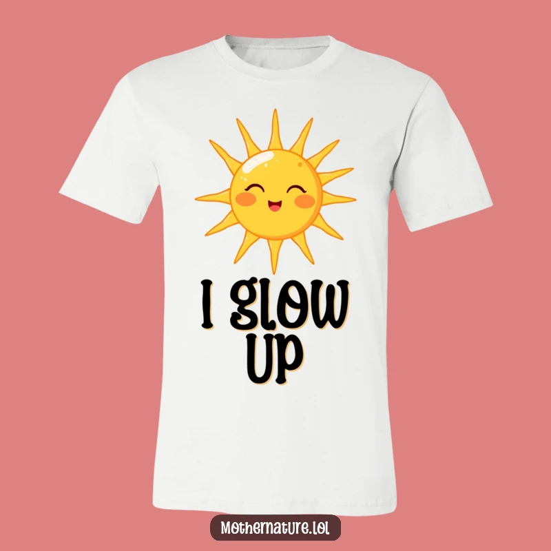 Funny Sun Winking T-Shirt: Cheerful Character Tee, Perfect Funny Gift