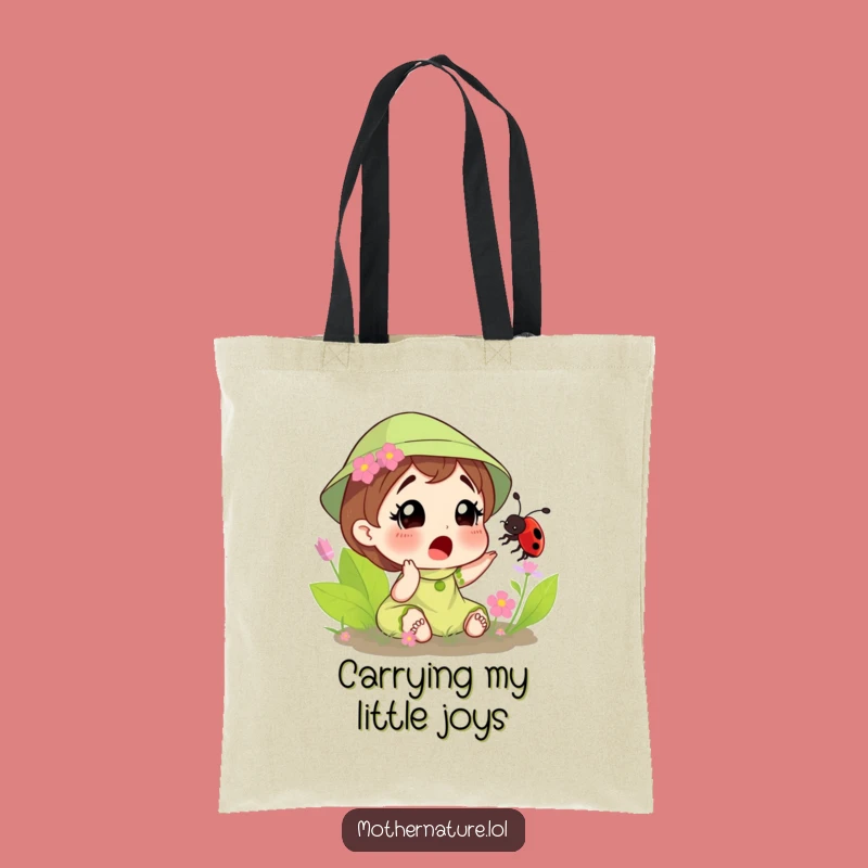 Funny Surprised Mother Nature Tickled Bee Tote Bag - Carry Nature's Playfulness